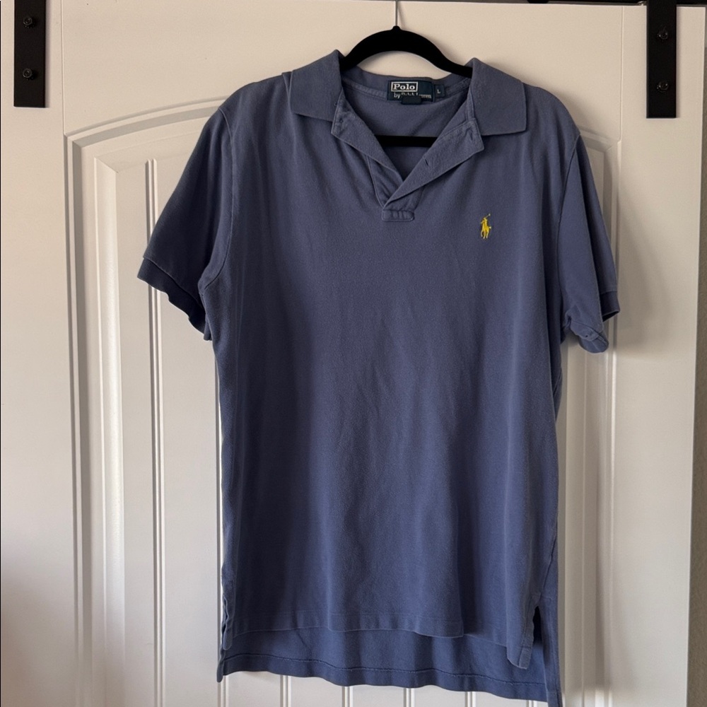 Polo by Ralph Lauren Men's Classic Blue Polo Shirt